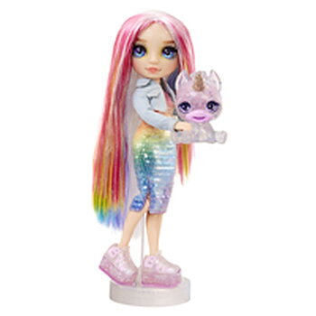 Docka med husdjur MGA Amaya Rainbow World  22 cm Ledbuss