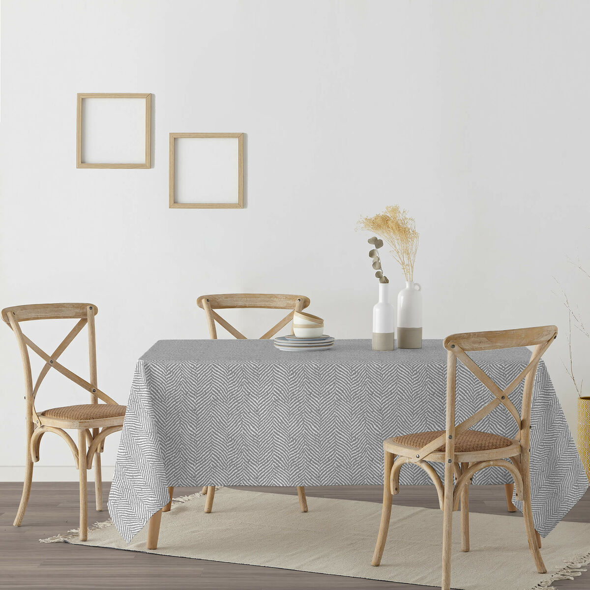 Fläckresistent bordsduk Belum Alejandria Grå 100 x 150 cm - 3