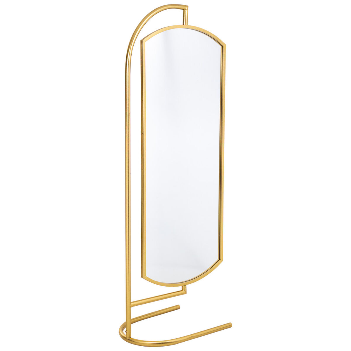 Fristående spegel Alexandra House Living Guld Metall Järn Speglar 40 x 162 x 62 cm - 2
