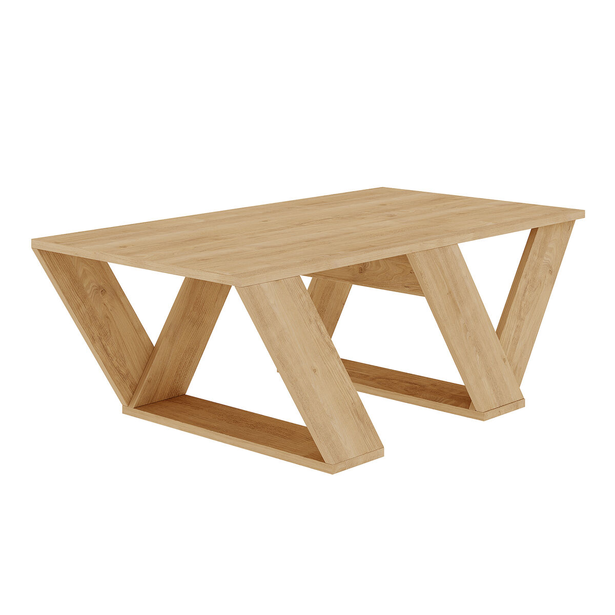 Soffbord Alexandra House Living Diagonal Tölgy Trä MDP 110 x 40 x 60 cm