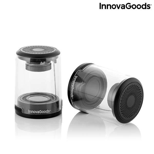 Uppladdningsbara, magnetiska och trådlösa högtalare Waveker InnovaGoods Förpackning med 2 masker - 4