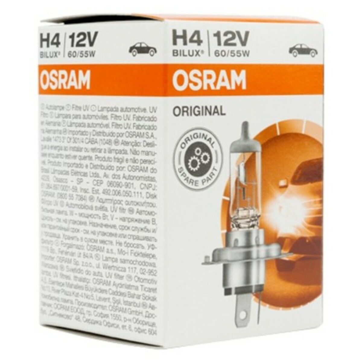 Glödlampa för bil Osram 64193.TP H4 12V 60/55W Halogen Framåt Framhjul 60 W H4 12 V - 2