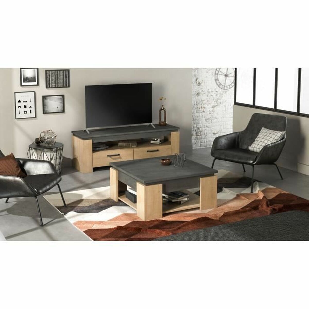 Sidobord Demeyere AUSTIN 80 x 80 x 37,2 cm - 5