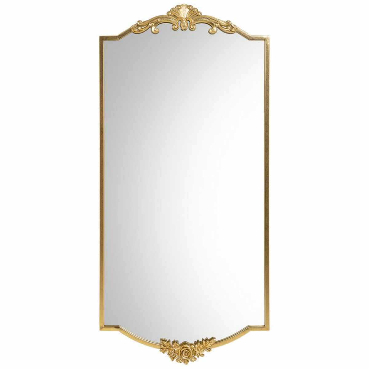 Väggspegel Alexandra House Living Guld Metall Järn Speglar 3 x 107 x 50 cm - 2