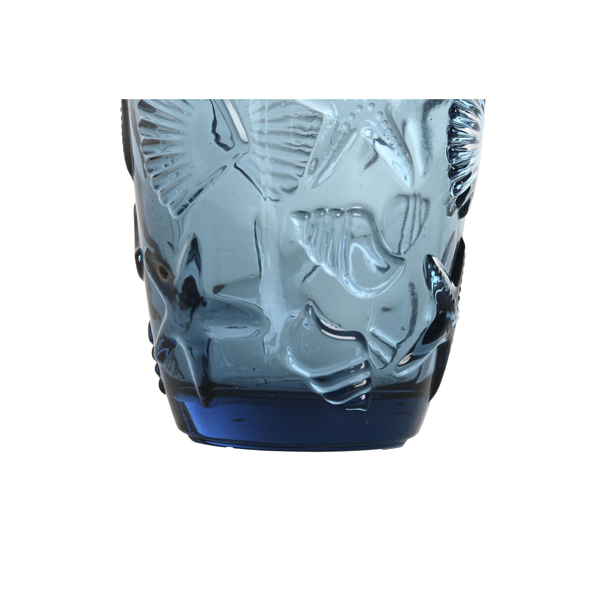Glasset Home ESPRIT Blå Glas Medelhavs Med relief 290 ml (6 antal) - 3