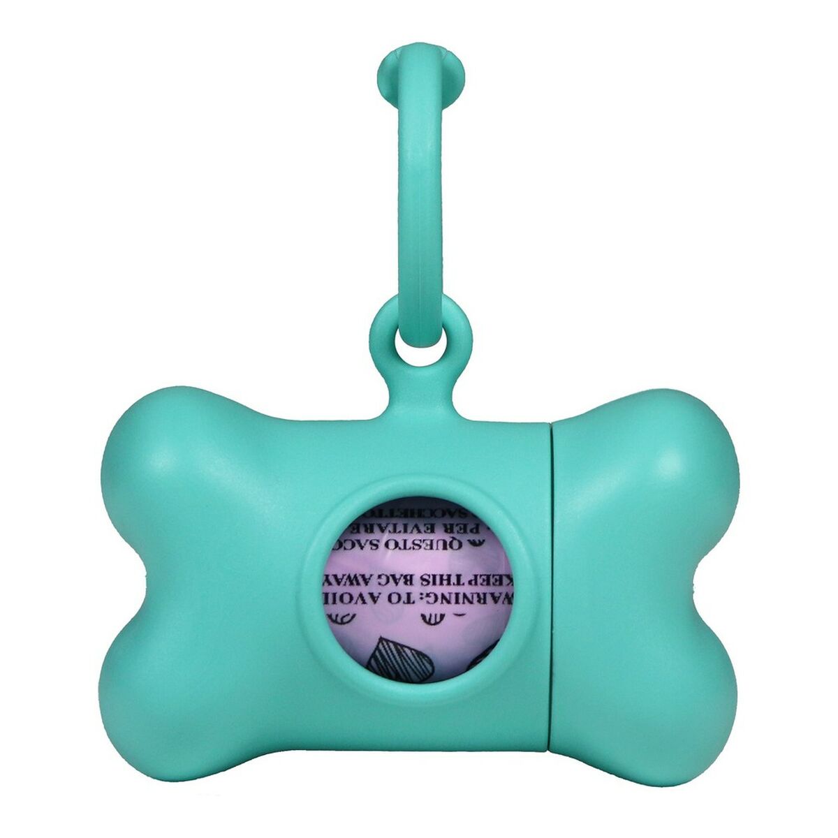 Hållare för bajspåsar United Pets Bon Ton Nano Classic Hund Aquamarine Återvunnen plast (6 x 3 x 4 cm) - 3