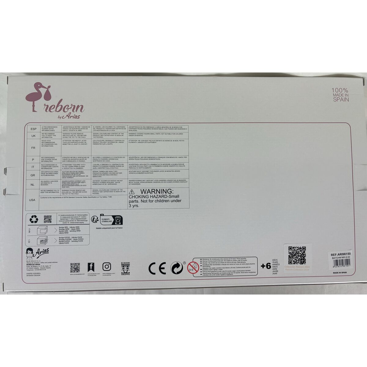 Bebisdocka Arias Bruno 45 cm - 4