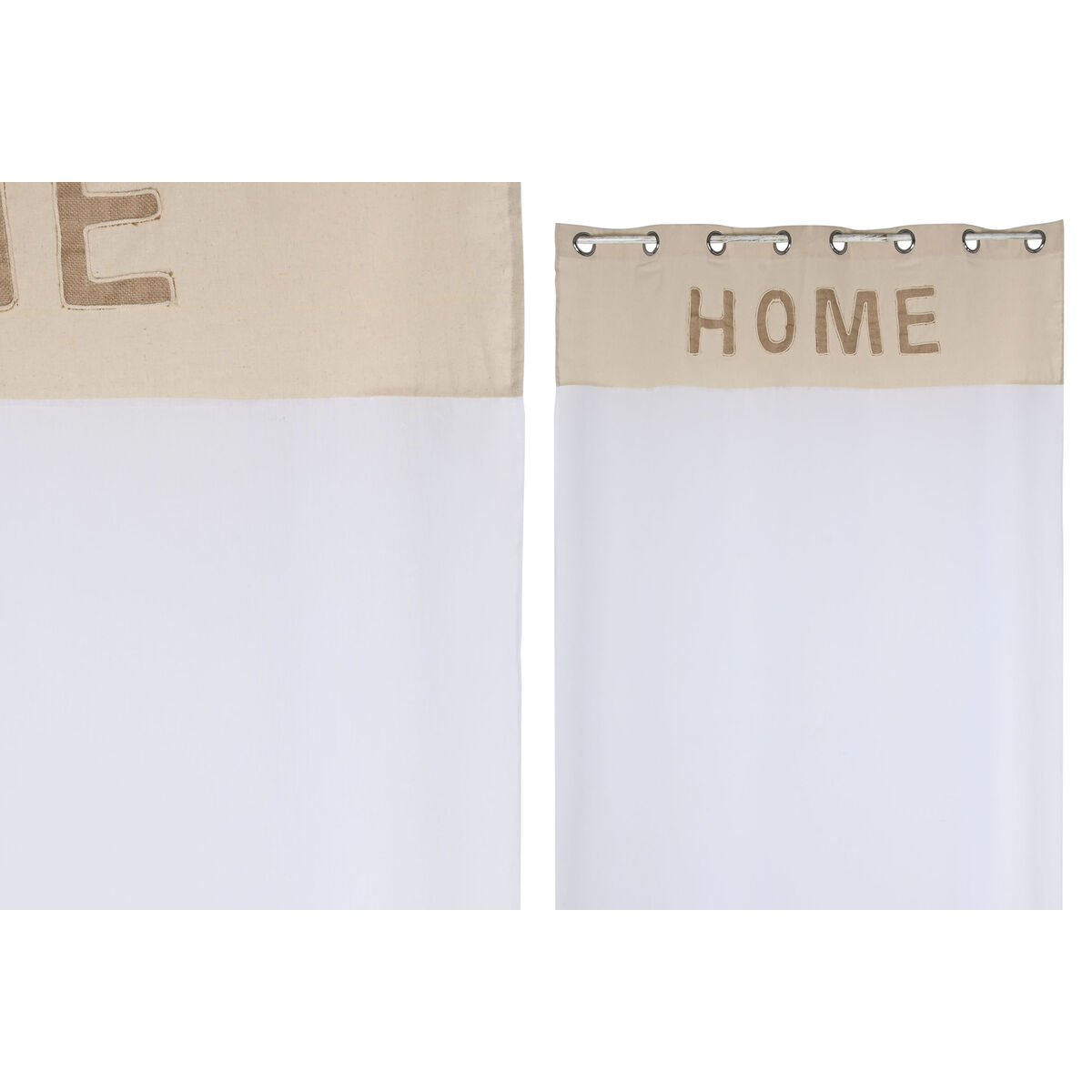 Gardin Home ESPRIT Vit Naturell 140 x 260 cm - 5