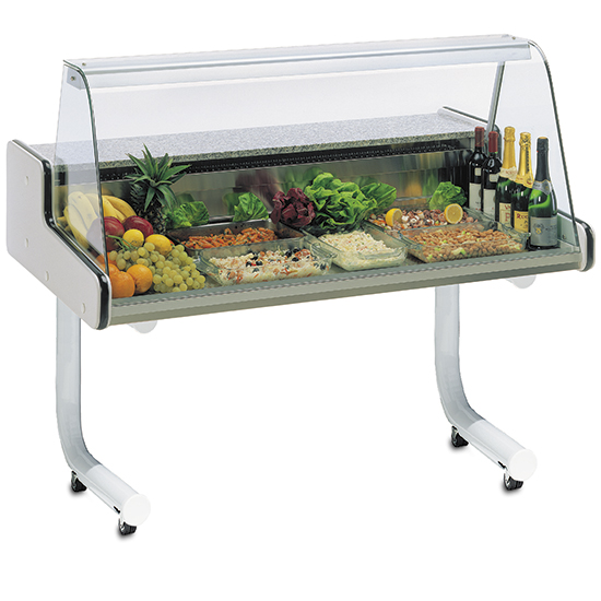 Kyldisk på hjul, statisk kylning, +2 ° C / + 6 ° C, w 1500 mm