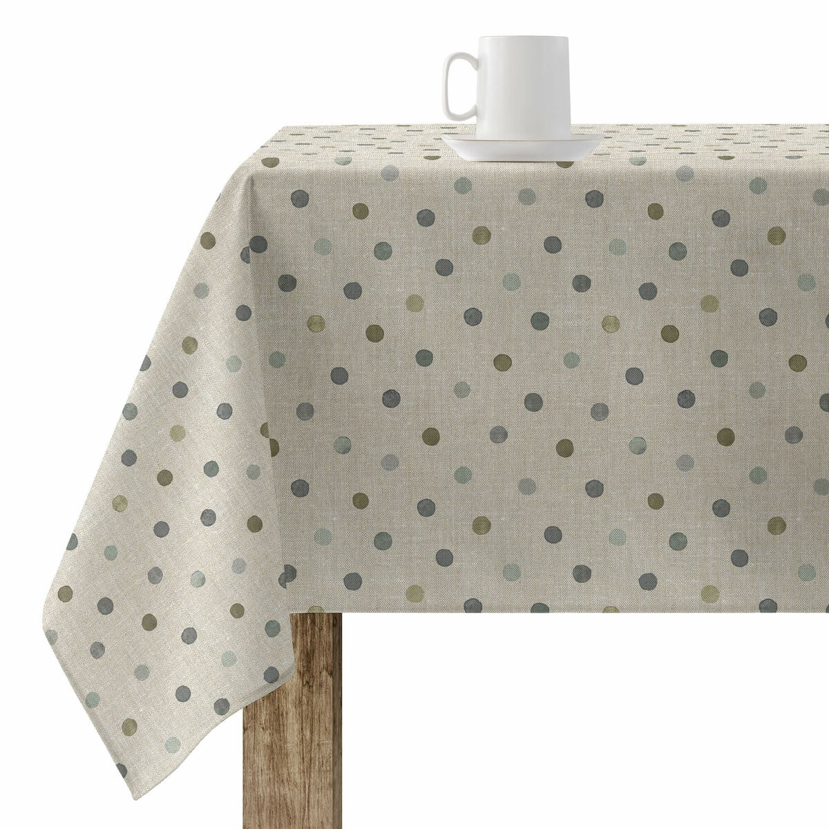 Fläckresistent bordsduk Belum 0120-303 Multicolour 200 x 150 cm Ärta