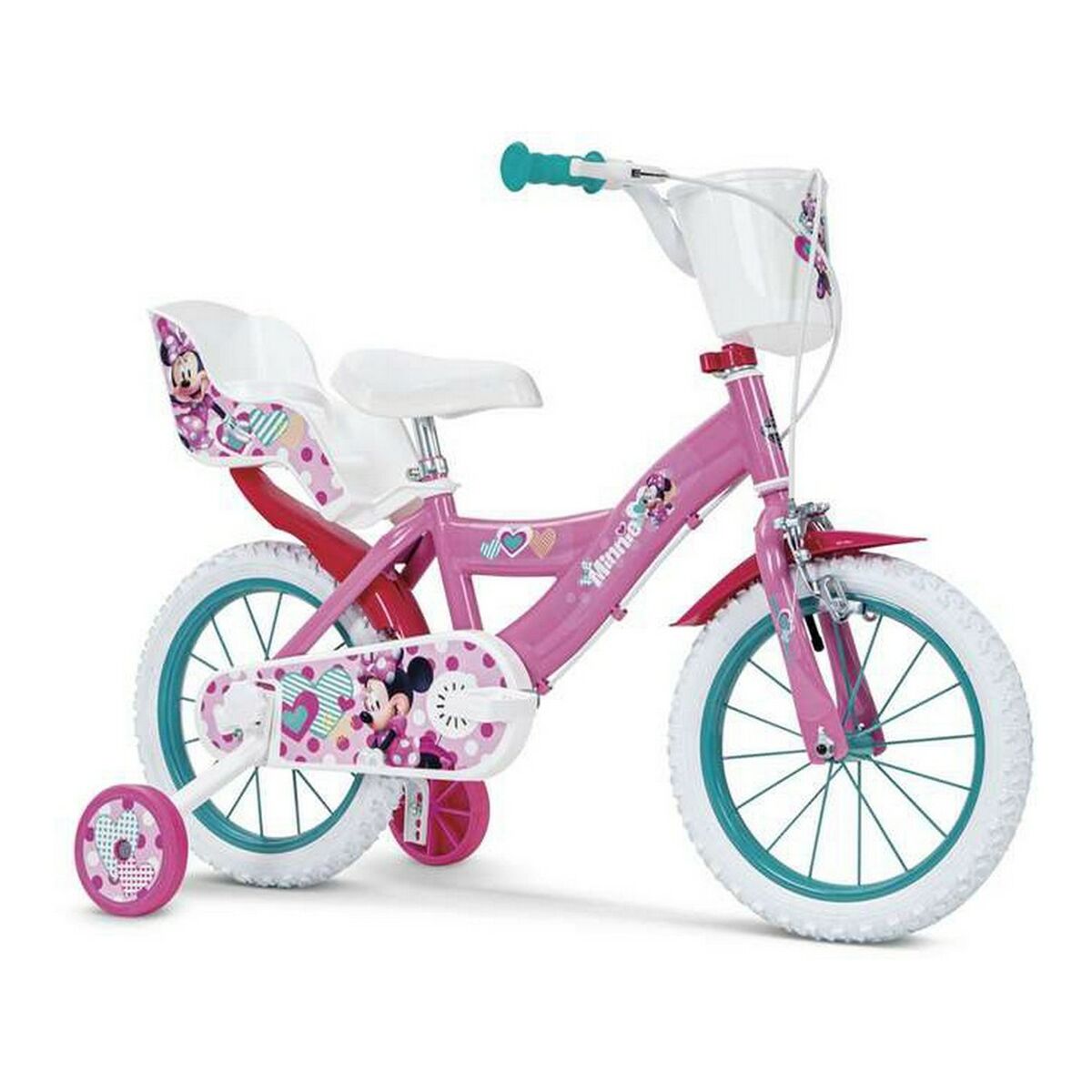 Cykel Minnie Mouse   14" - 3