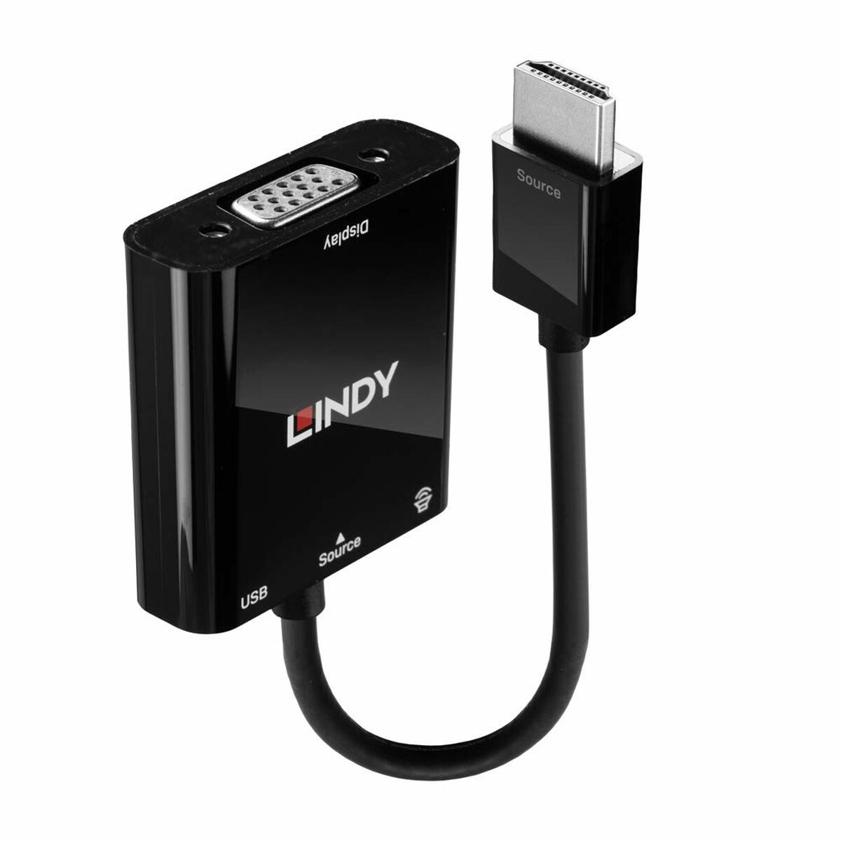 Adapter HDMI till VGA LINDY Svart