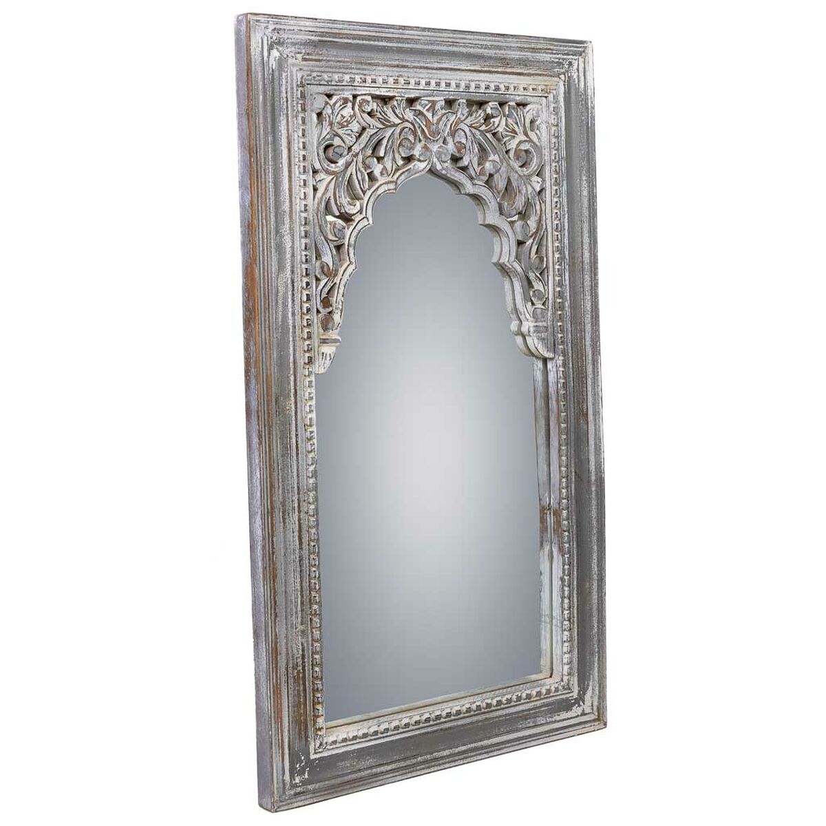 Väggspegel Alexandra House Living Vit 5 x 107 x 60 cm Rektangulär - 3