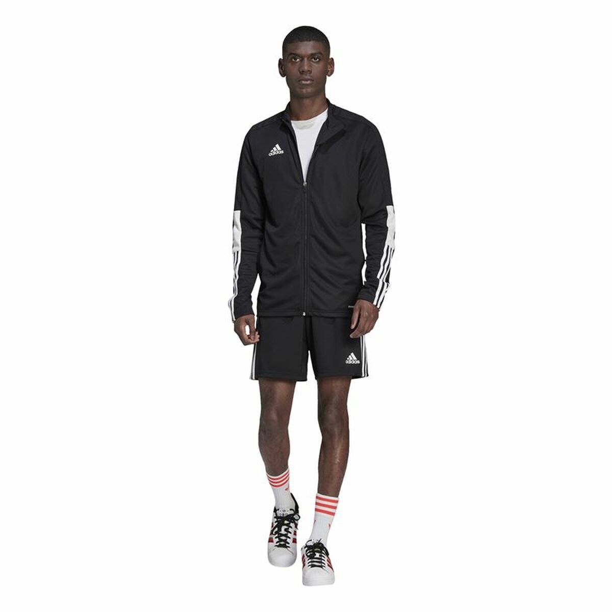 Träningsjacka Herr Adidas Tiro Essentials Svart - 2