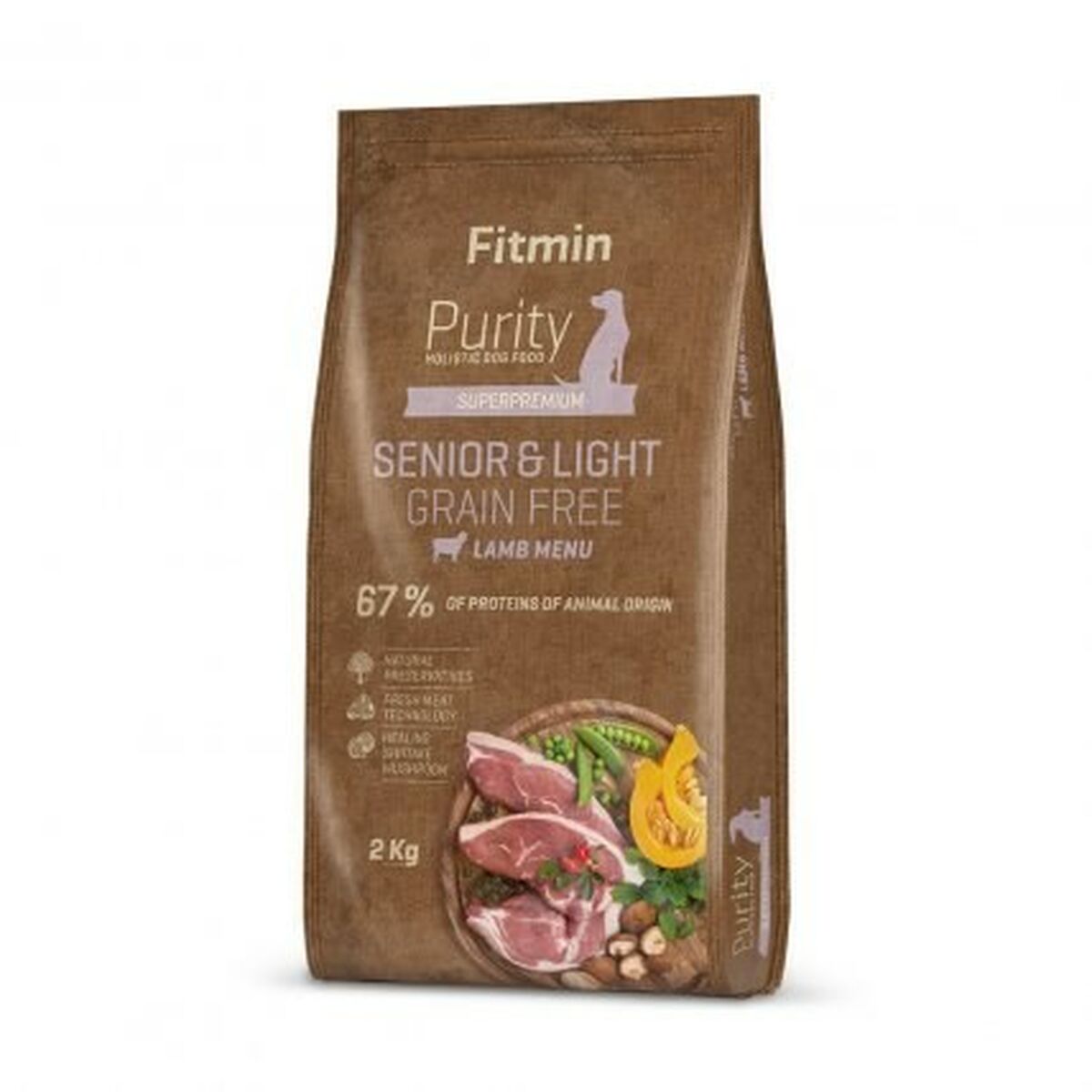 Foder Fitmin Purity Grain free Senior & Light Lamb Senior Lamm 2 Kg