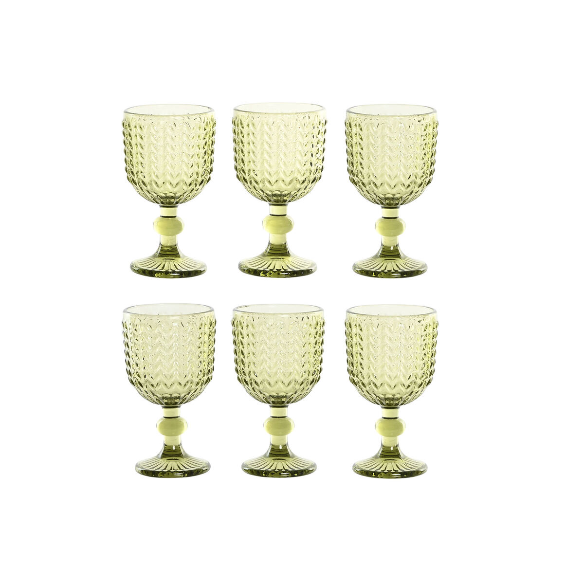 Glasset Home ESPRIT Grön Glas 260 ml (6 antal)