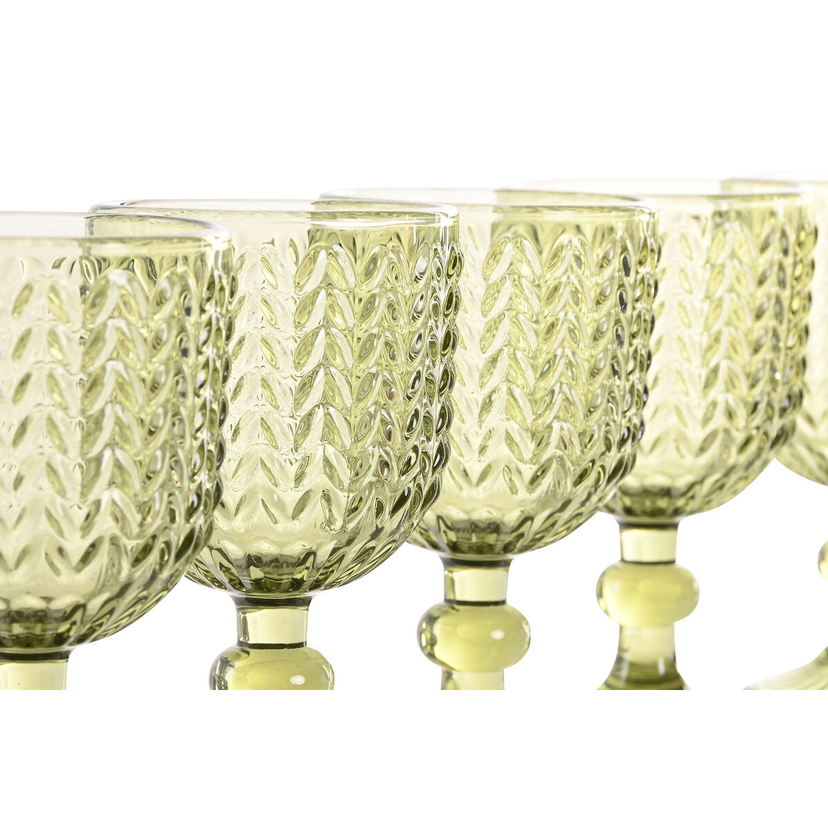 Glasset Home ESPRIT Grön Glas 260 ml (6 antal) - 3