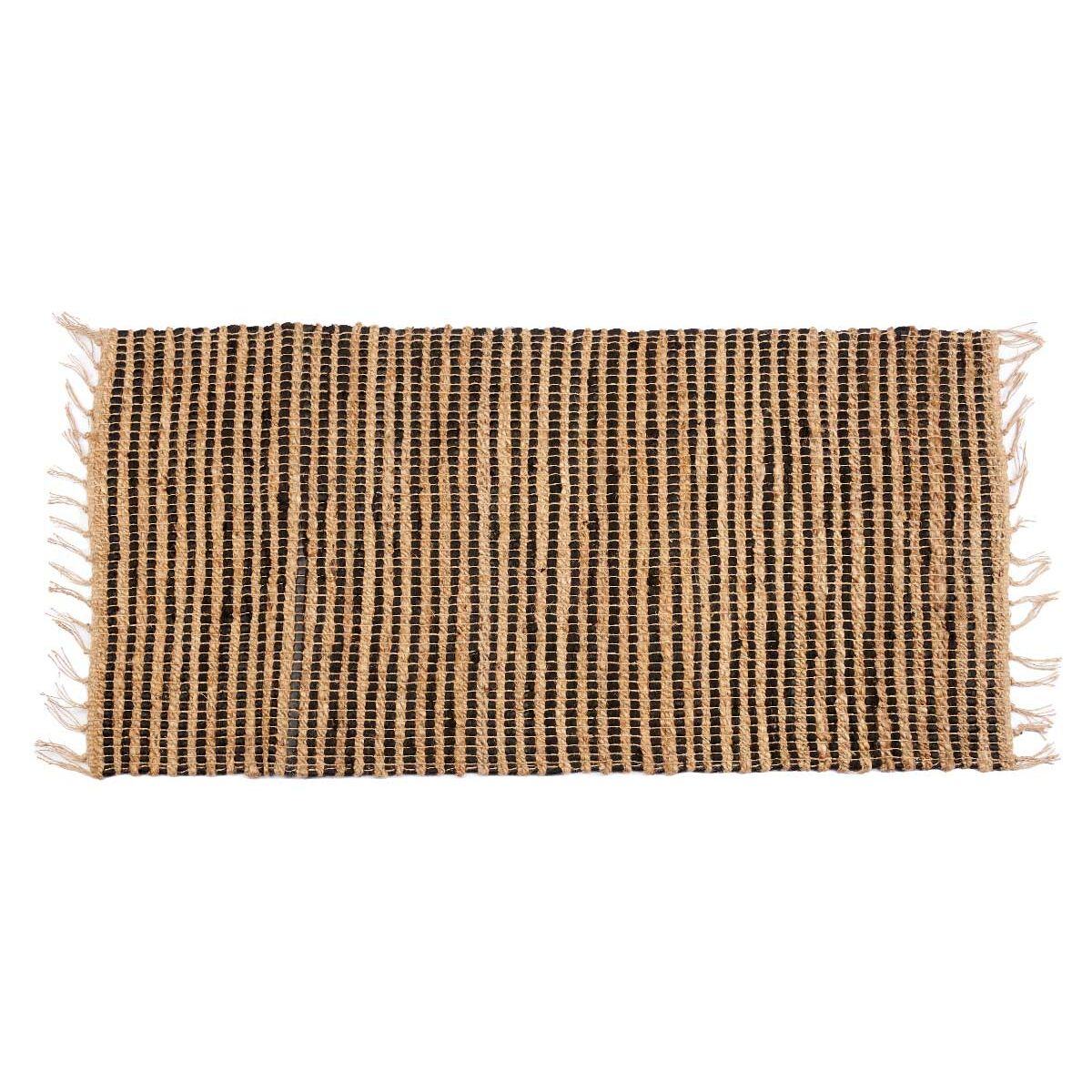 Matta Svart Naturell 70 x 1 x 140 cm (8 antal) - 6