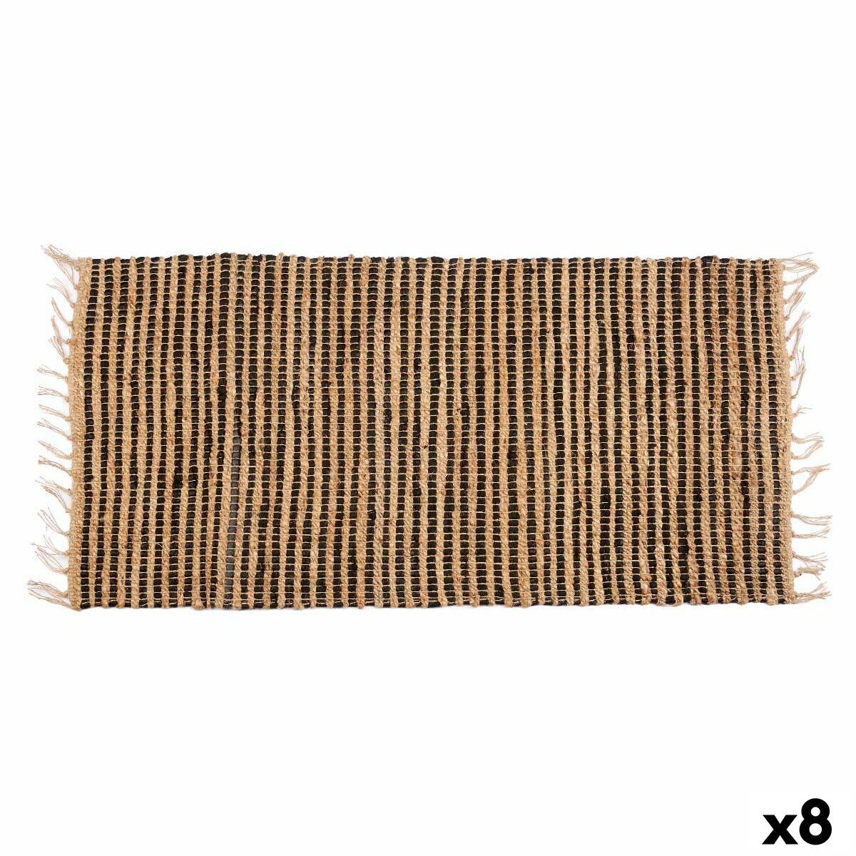 Matta Svart Naturell 70 x 1 x 140 cm (8 antal)
