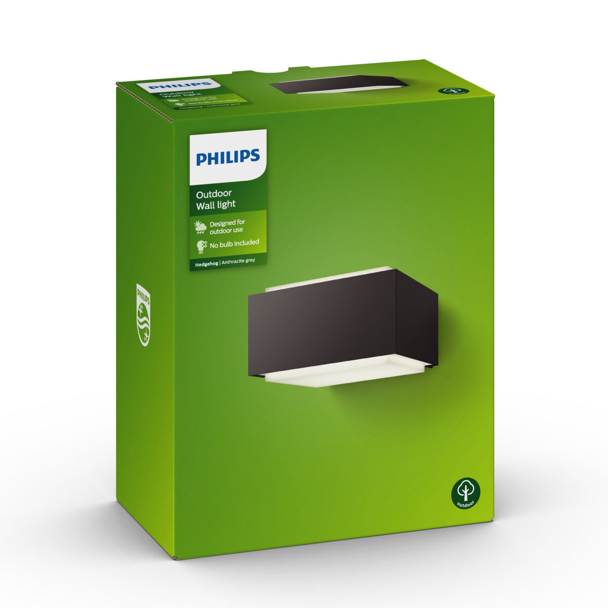 Vägglykta Philips 17337/93/PN Svart Aluminium 42 W E27 (1 antal) - 3