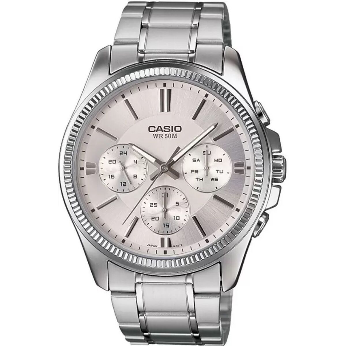 Herrklocka Casio ENTICER GENT Silvrig Grå (Ø 35 mm) - 3