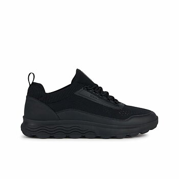 Sportskor Casual Herr Geox Spherica Svart