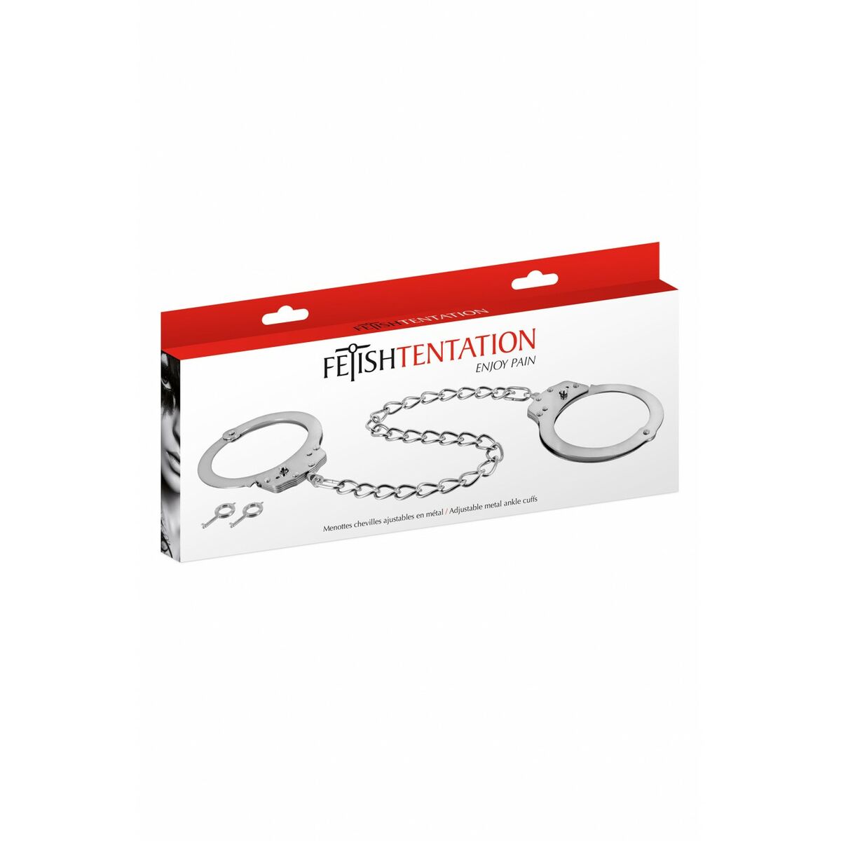 Hog Tie & Cuff Set Fetish Tentation Silvrig - 2