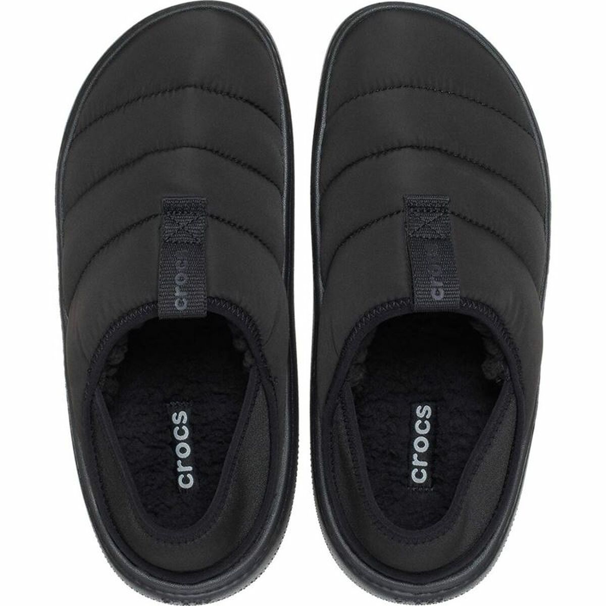 Casual Träningsskor Dam Crocs Classic Puff Moc Svart - 2