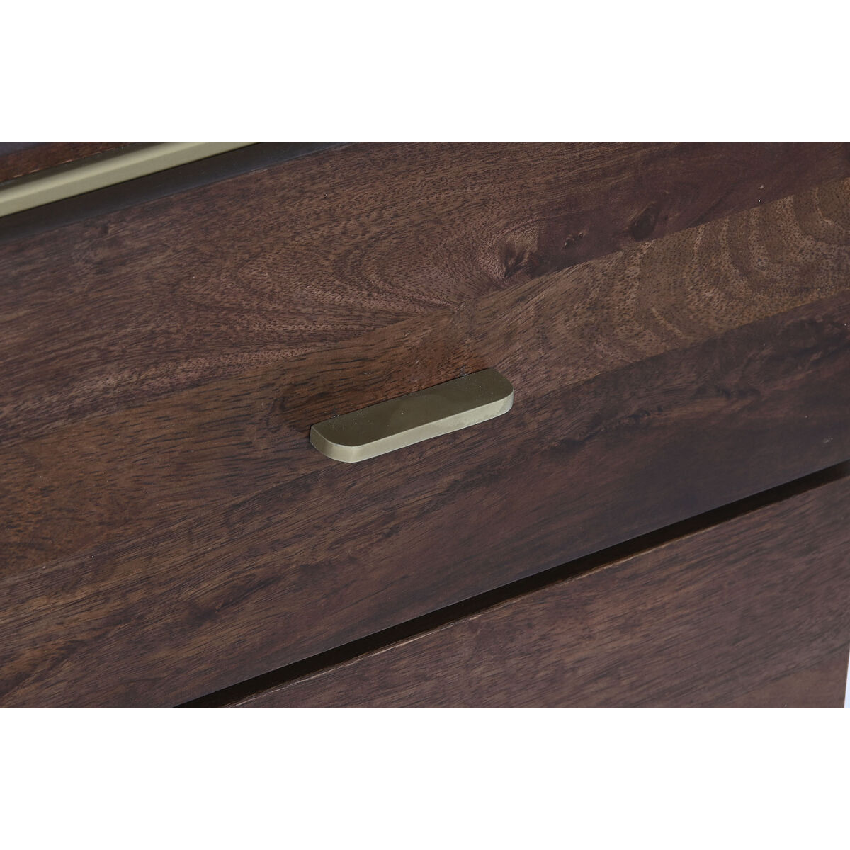 TV-möbler DKD Home Decor Brun Stål Mangoträ (140 x 40 x 48 cm) - 4