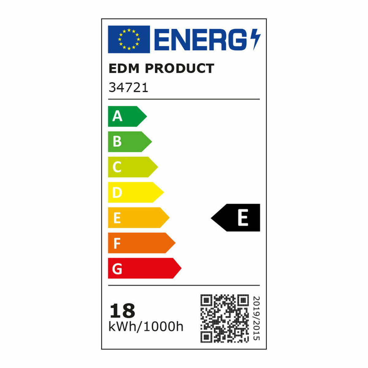 Vägglykta EDM 34721 Polymer A E 18 W 85 W 1300 lm Extern (4000 K) - 6