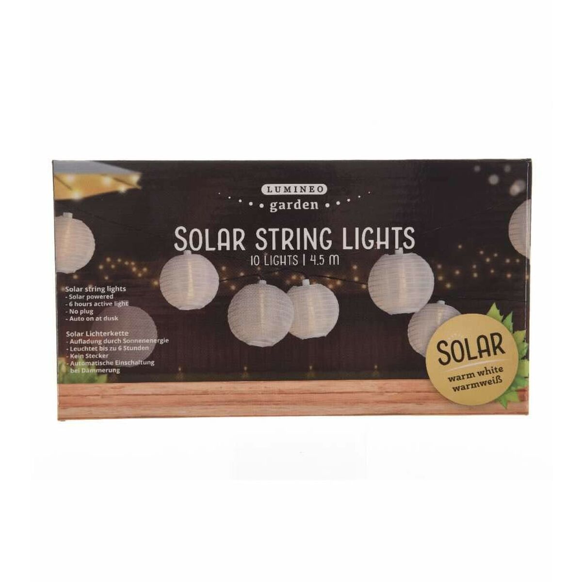 LED-krans Lumineo Extern Sol Vit (7,5 m) - 3