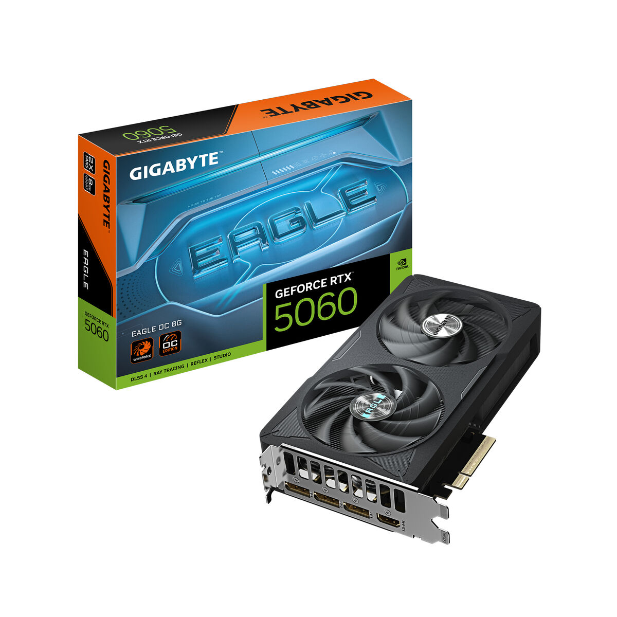 Grafikkort Gigabyte GV-N5060EAGLE OC-8GD GEFORCE RTX 5060 8 GB GDDR7