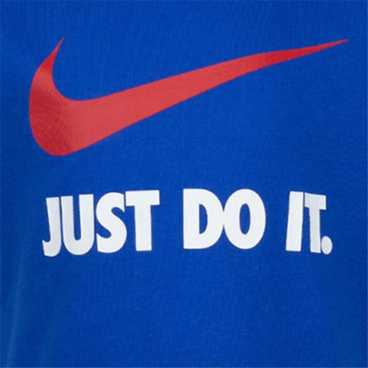 Barn T-shirt med kortärm Nike Swoosh Blå - 7