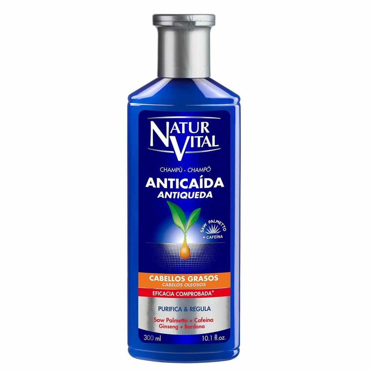 Anti-Håravfall schampo Naturvital Champú Anticaída 300 ml