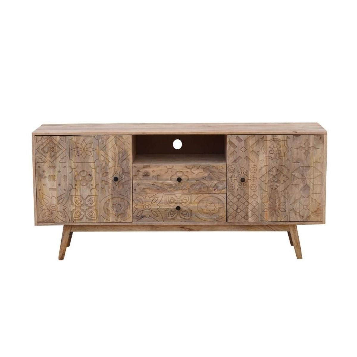 TV-möbler DKD Home Decor Multicolour Naturell Mangoträ 155 x 40 x 70 cm - 4