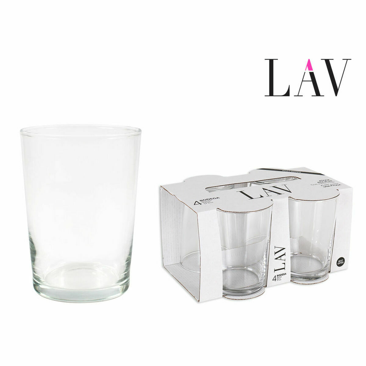 Glasset LAV Best offer 4 Delar (4 antal) (12 antal) (520 ml) - 4
