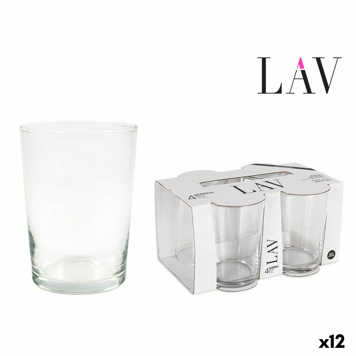 Glasset LAV Best offer 4 Delar (4 antal) (12 antal) (520 ml) - 3