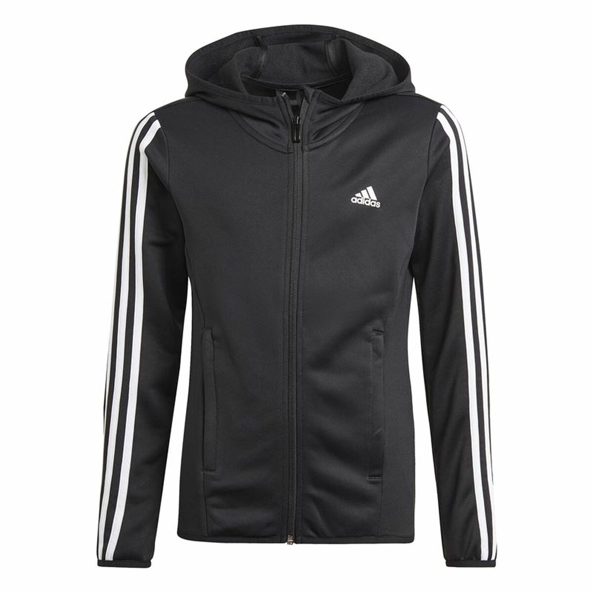 Luvtröja, Flickor Adidas Designed to Move Svart - 8
