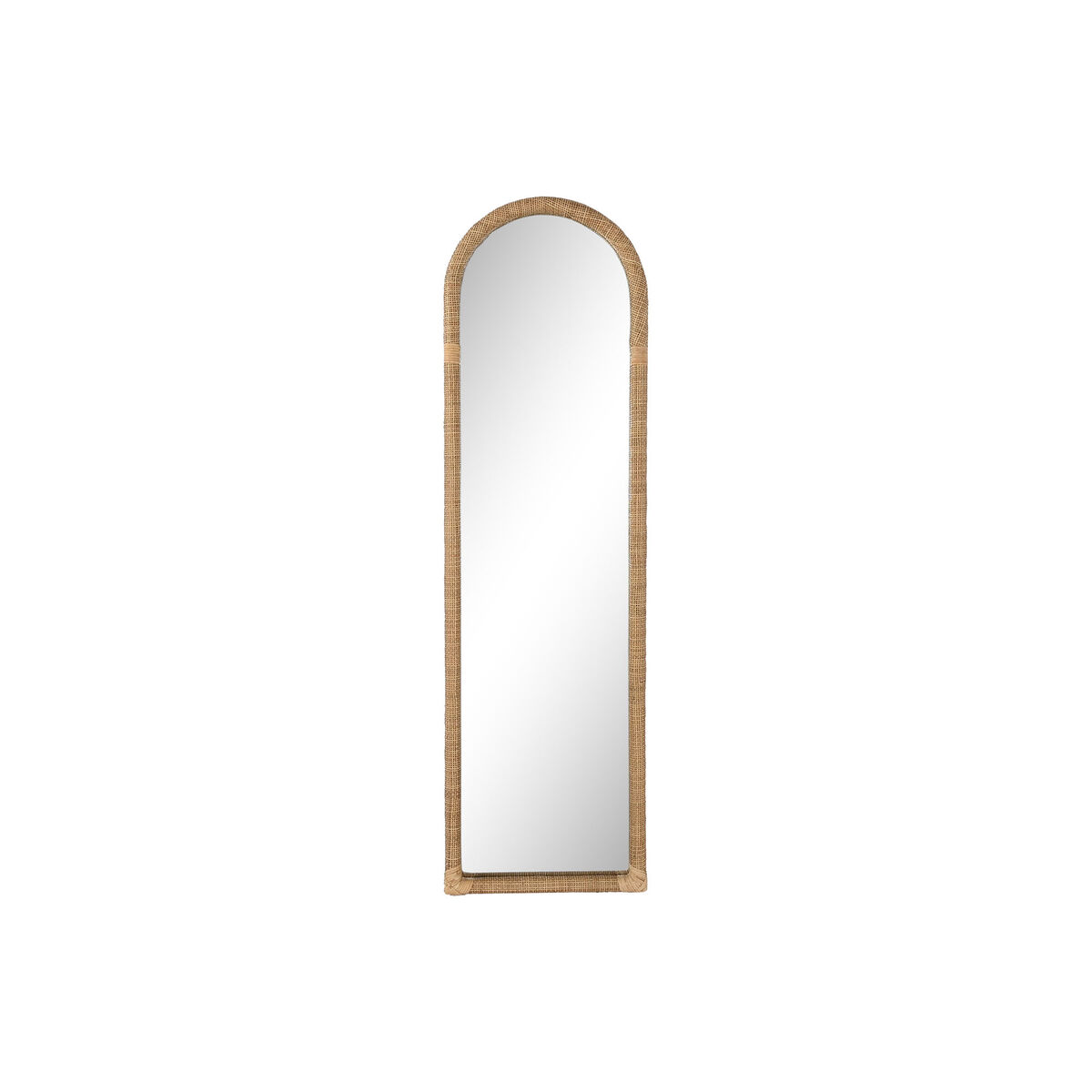 Väggspegel Home ESPRIT Naturell Scandi 48,5 x 4,5 x 170 cm