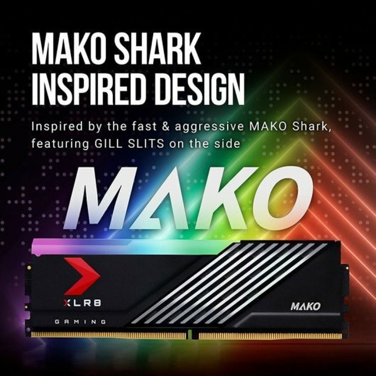 RAM-minne PNY XLR8 Gaming MAKO EPIC-X 32 GB DIMM 6400 MHz CL40 - 3