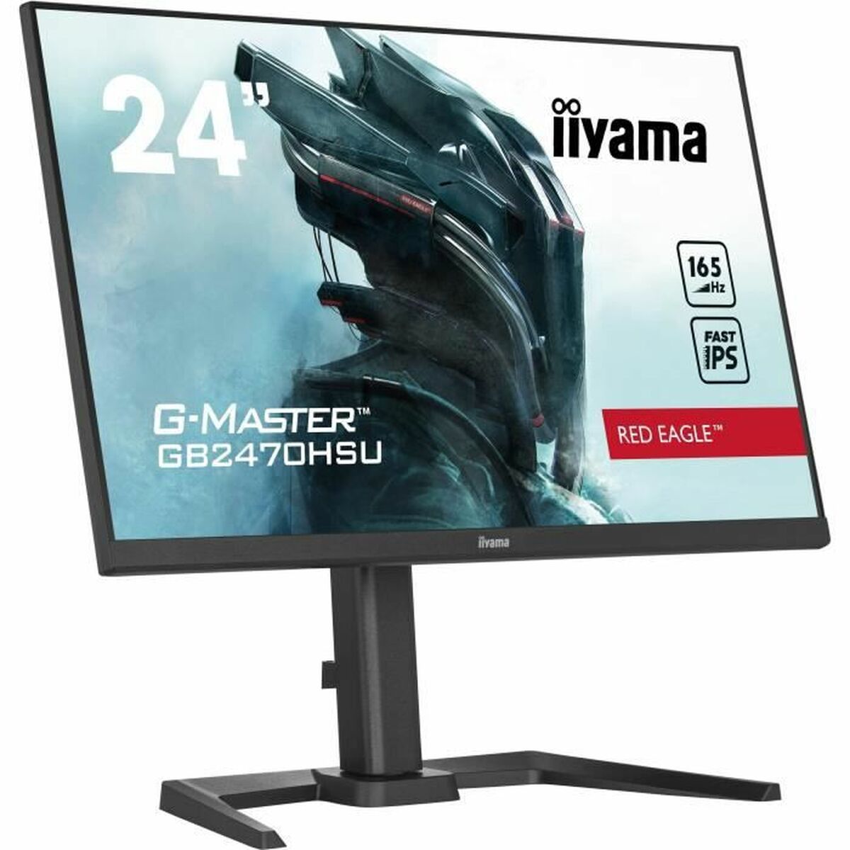 Monitor Iiyama GB2470HSU-B5 Full HD 23,8" 1920 x 1080 px LED IPS Flicker free - 4