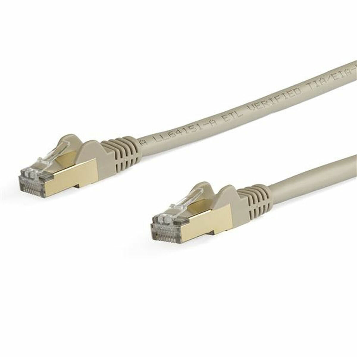 Nätkabel UTP Styv Kategori 6 Startech 6ASPAT5MGR Svart Grå 5 m - 3