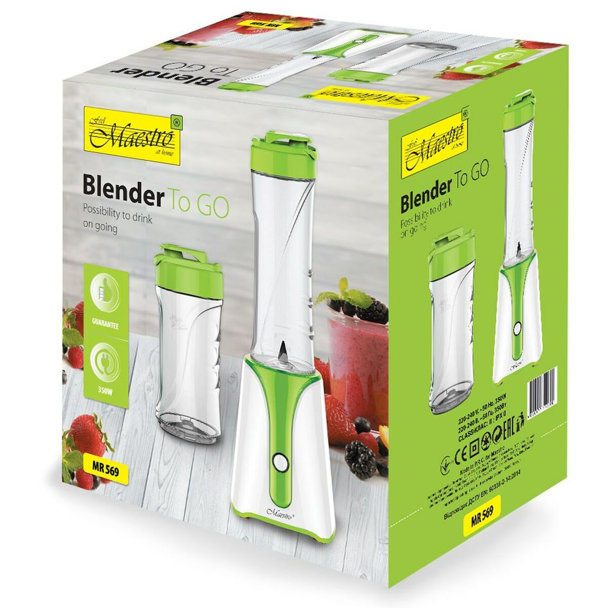 Glasmixer Feel Maestro MR-569 Vit Grön 350 W - 7