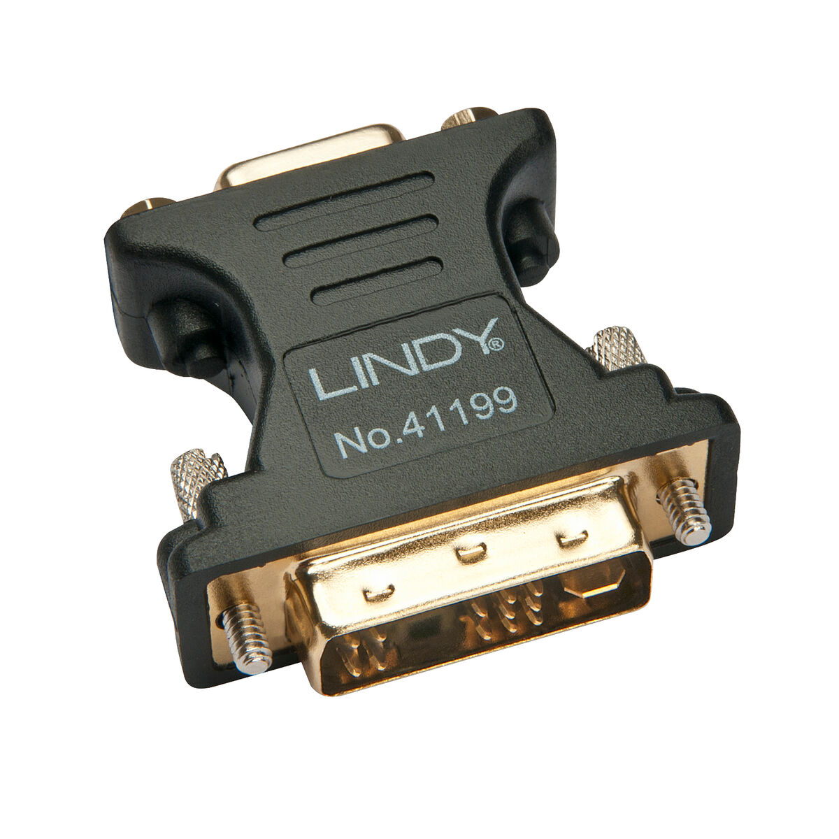 DVI till VGA Adapter LINDY 41199 Svart - 3