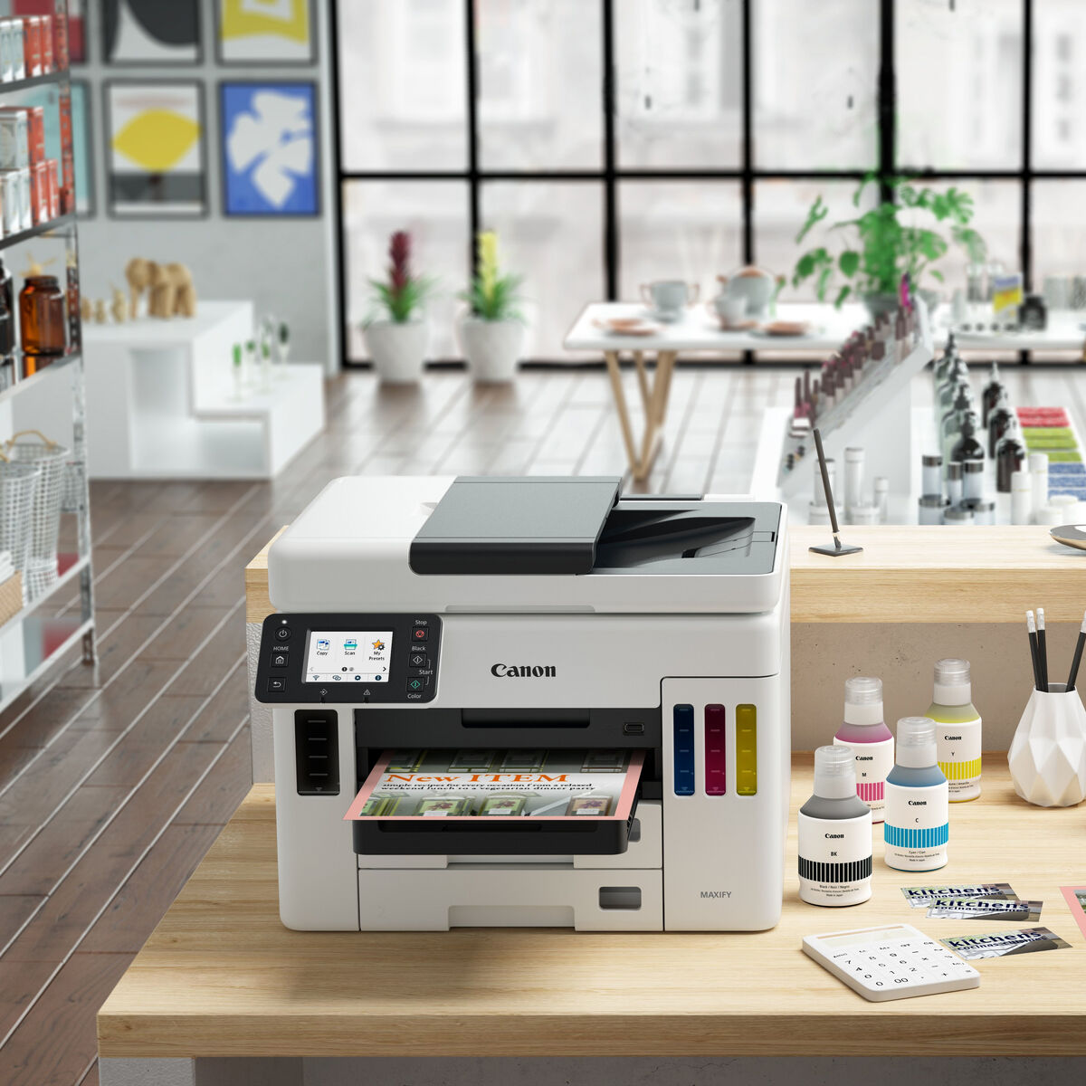 Multifunktionsskrivare Canon 4471C006 Wi-Fi Vit - 4