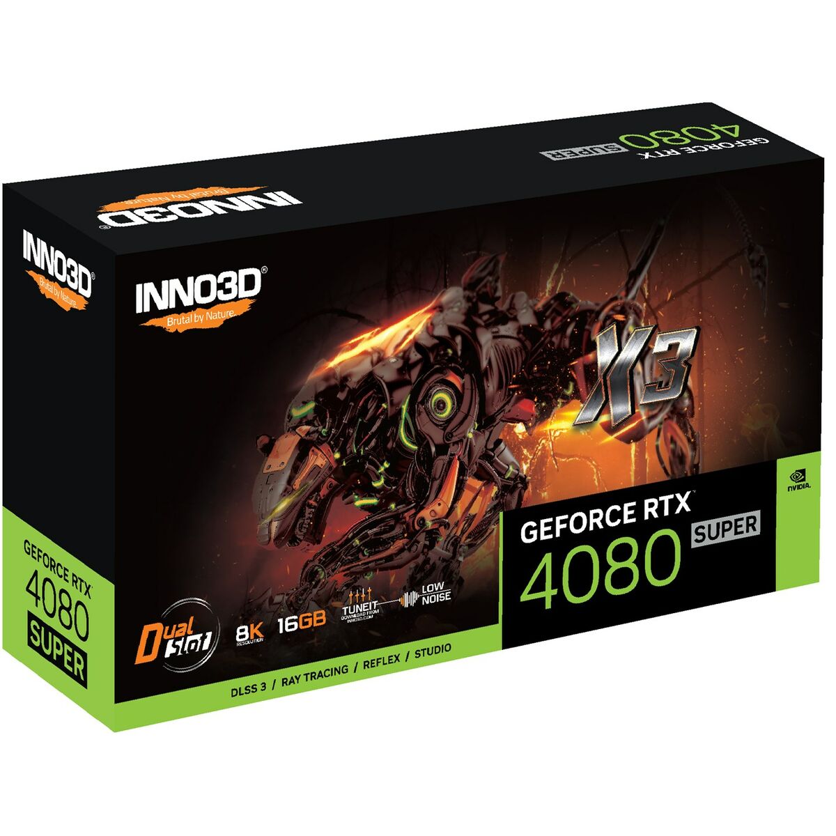 Grafikkort INNO3D N408S3-166X-18703552 16 GB GDDR6 GEFORCE RTX 4080 SUPER - 6