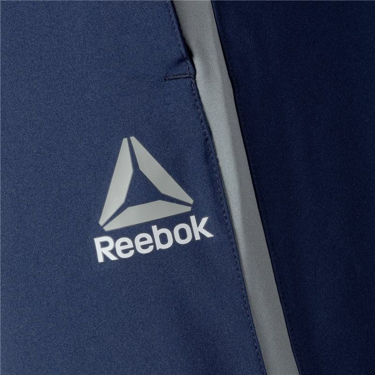 Långa träningsbyxor Reebok Workout Ready Mörkblå Män - 6