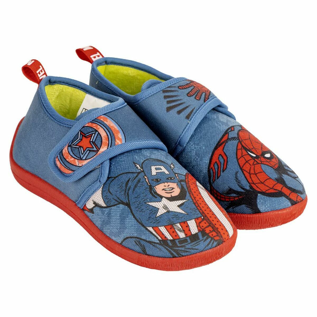 Hustofflor Marvel Velcro Mörkblå - 3