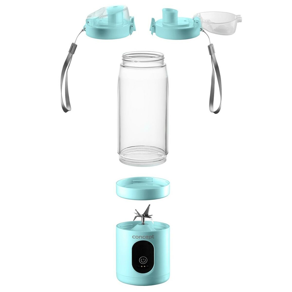 Glasmixer Concept sm4002 Blå 315 w 600 ml - 5