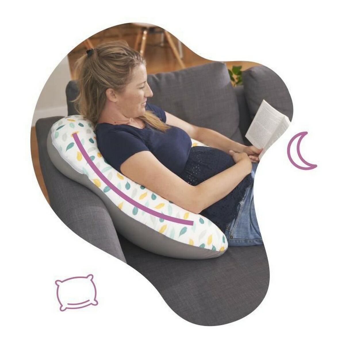 Breastfeeding Cushion Badabulle 2-in-1 Evolutive - 3